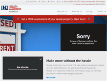 Tablet Screenshot of advantage.realpropertymgt.com